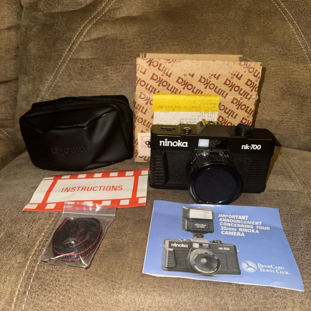 Vintage Ninoka NK-700 35mm Camera New Original Box 35mm With 50mm Lens